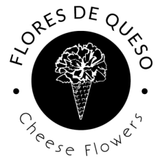 flores de queso - logo