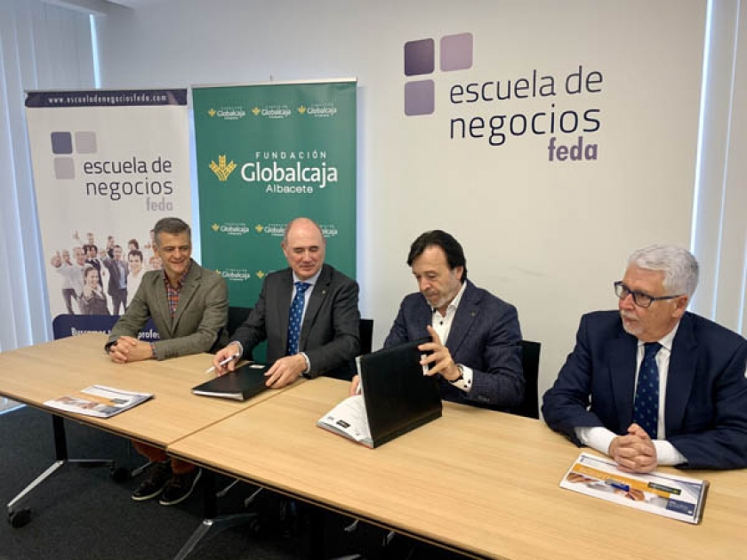 La Fundación Globalcaja-Albacete se convierte en colaborador global de Escuela de Negocios FEDA