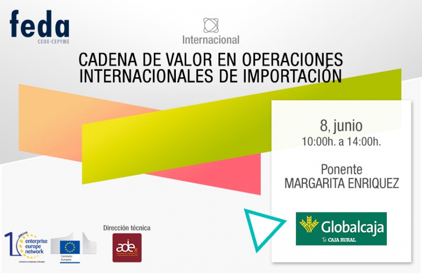La cadena de valor en las operaciones internacionales de importación en el seminario de FEDA con Globalcaja