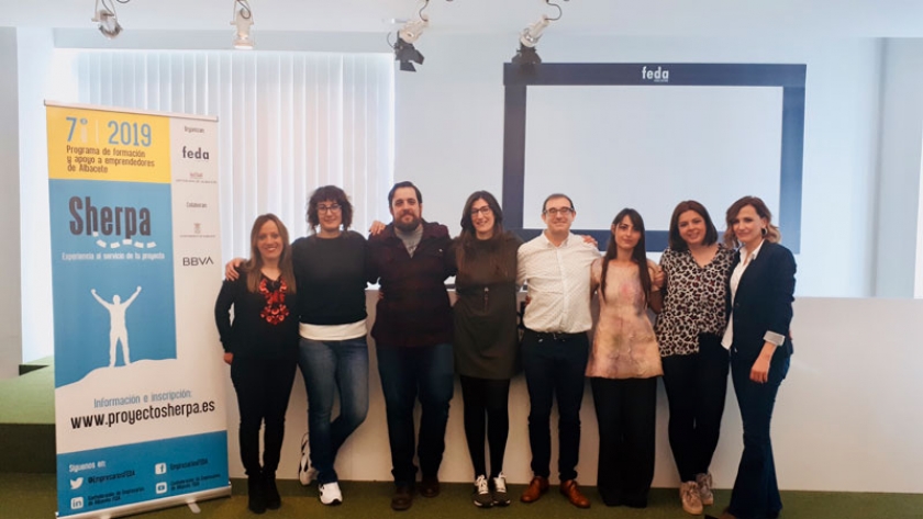 Proyectos emprendedores de Albacete, Hellín y Villarrobledo entre los ocho finalistas del Programa Sherpa’2019 de FEDA