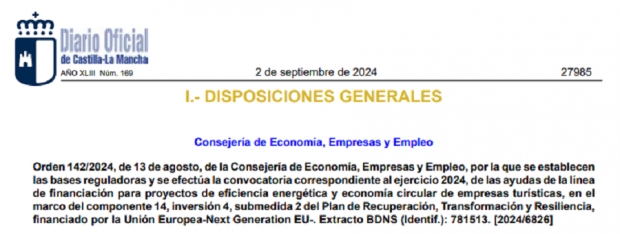 Fotografía de Publicada Orden de ayudas de la línea de financiación para proyectos de eficiencia energética de empresas turísticas, ofrecida por FEDA