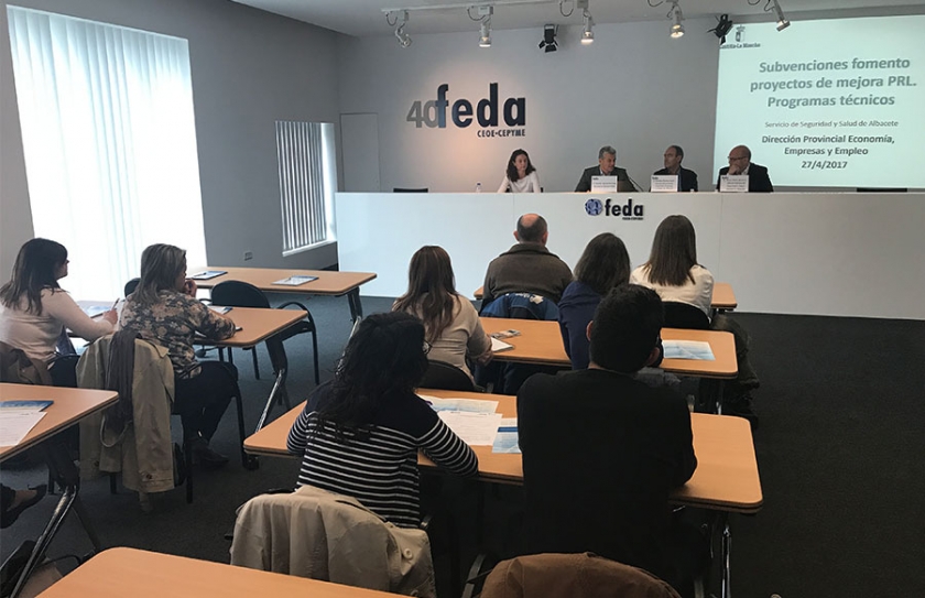 FEDA informa de las dos nuevas líneas de ayudas para prevenir riesgos laborales y mejorar las condiciones de seguridad en las empresas
