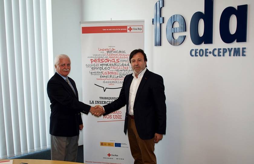 Convenio de colaboración entre FEDA y Cruz Roja Española en Albacete