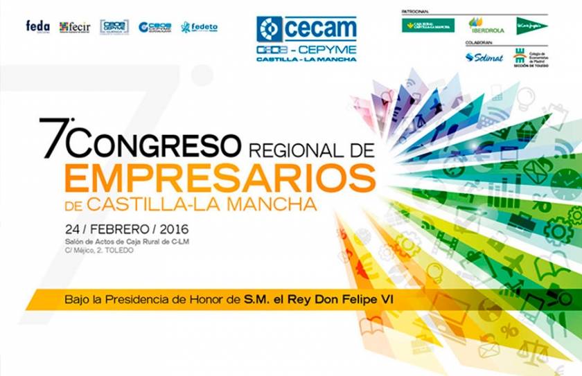 CECAM reunirá a más de 500 empresarios castellano- manchegos en su 7º Congreso Regional