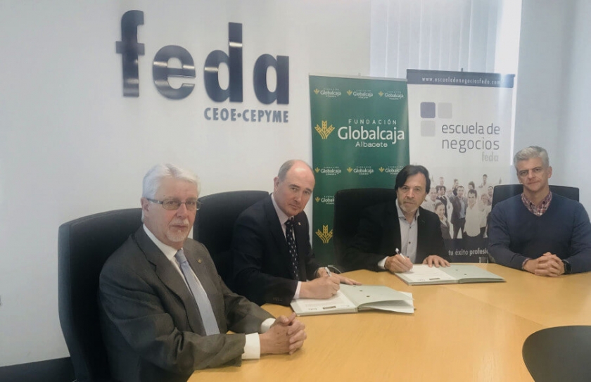 Con la colaboración de Fundación Globalcaja, Escuela de Negocios FEDA se acerca más a los empresarios, autónomos y profesionales de la provincia