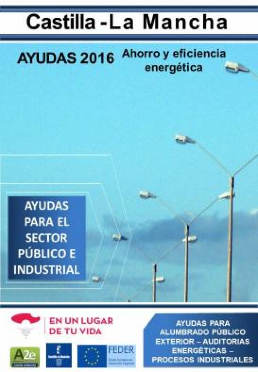 Ayudas para el Ahorro y la Eficiencia Energética en el sector público e industrial 2016
