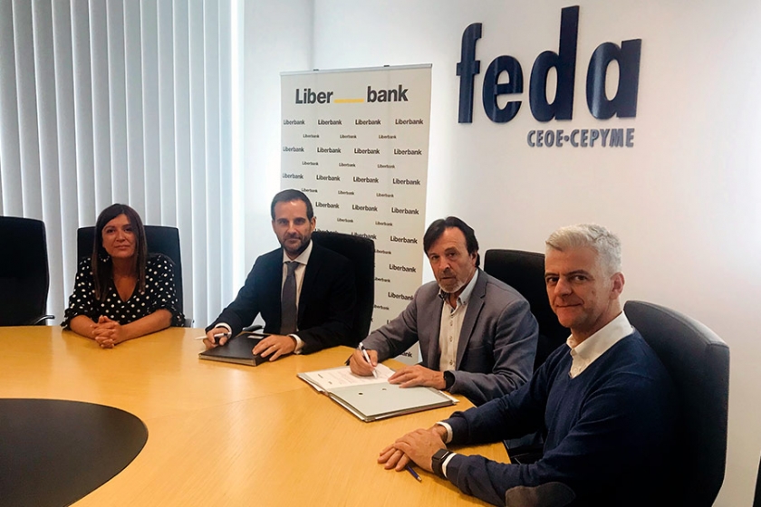 FEDA y Liberbank firman su compromiso para incentivar el desarrollo empresarial de Albacete