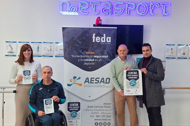 Fotografía de El distintivo impulsado por AESAD y el Ayuntamiento distingue un “Centro físico-deportivo acreditado”, ofrecida por FEDA