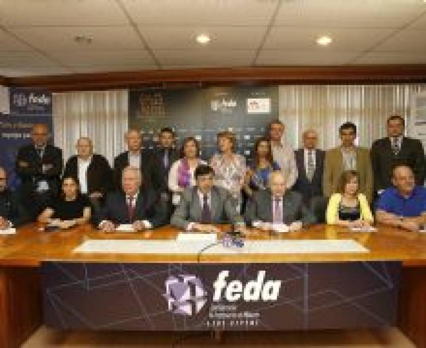 Los premiados San Juan’2010 se hacen en FEDA la foto de familia
