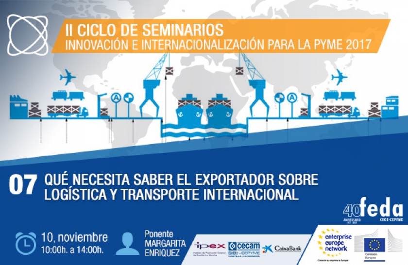 Sesión práctica en FEDA para el exportador sobre logística y transporte internacional