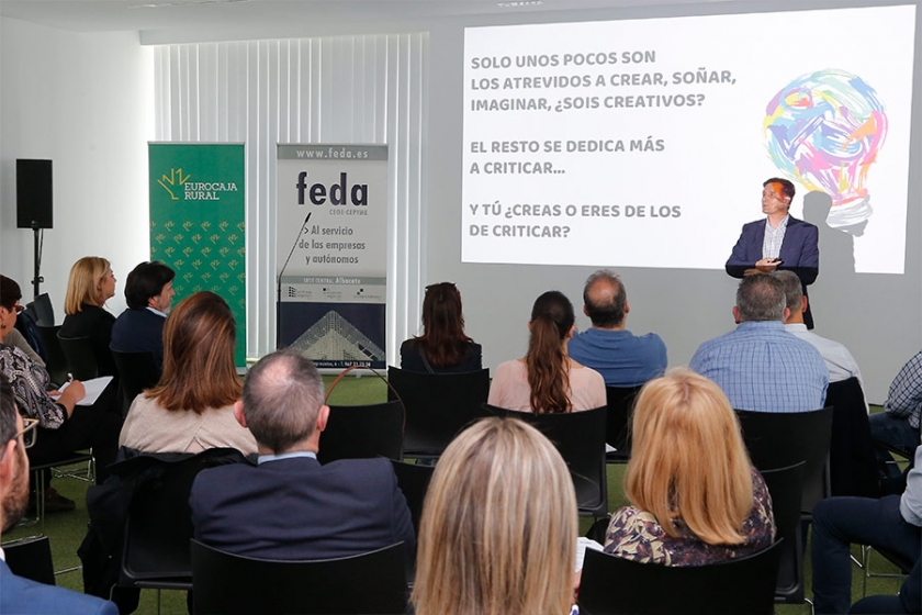 Los empresarios rompieron esquemas y se llenaron de optimismo en el evento organizado por FEDA en colaboración con Eurocaja Rural