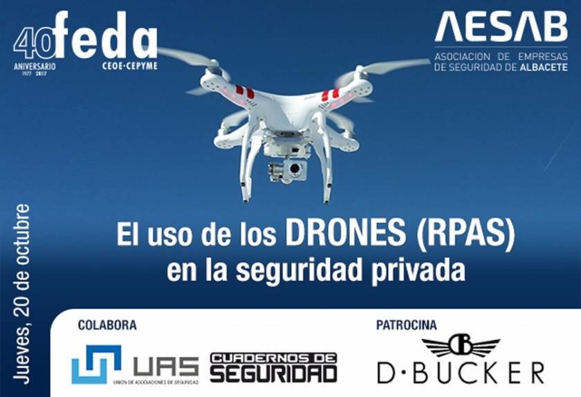 Jornada técnica en FEDA sobre el uso de los drones en la seguridad privada