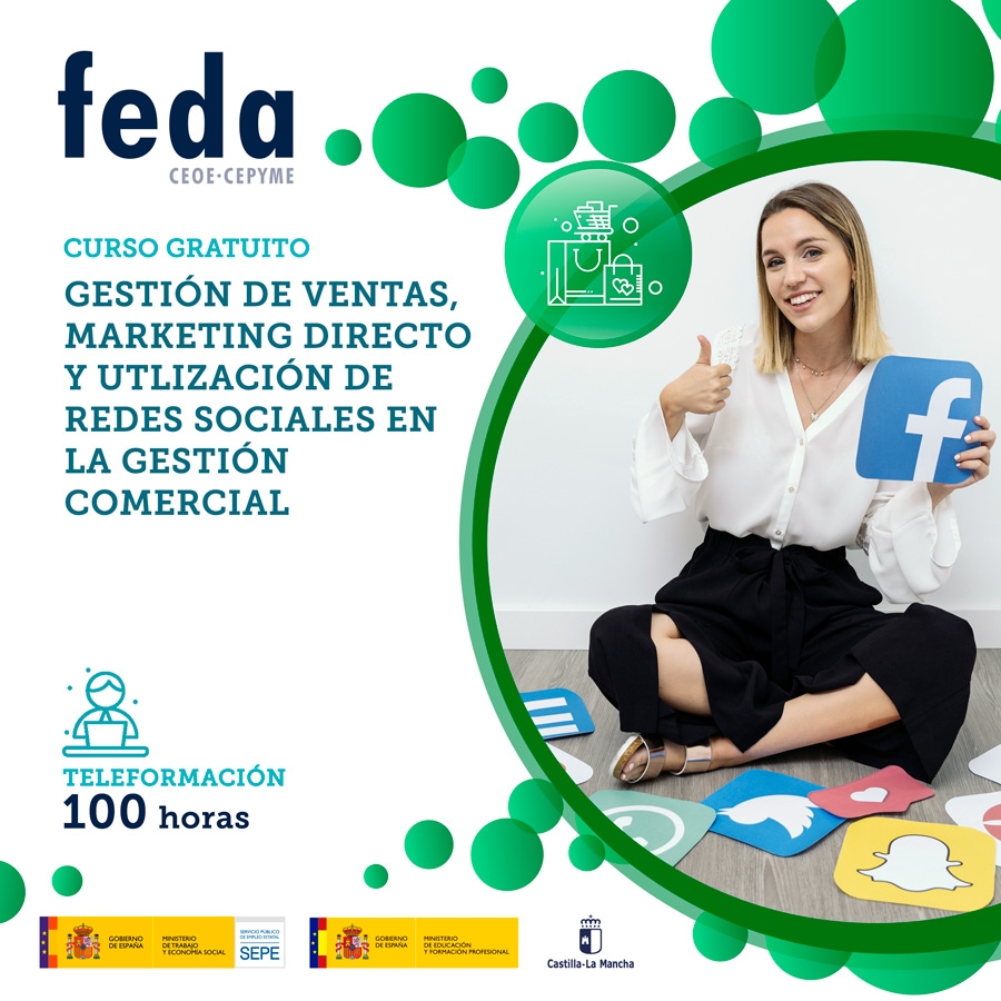 Gestión de ventas, marketing directo y utilización de redes sociales en la gestión comercial