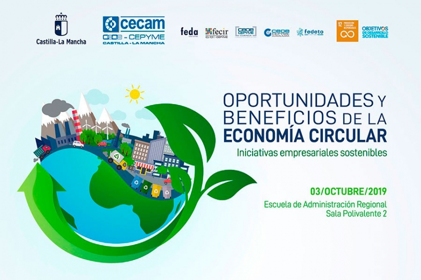 Los gestores ambientales de AGESAM estarán en la jornada regional de CECAM sobre economía circular